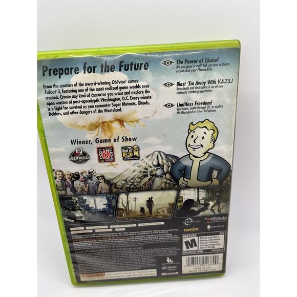 Fallout 3 (Microsoft Xbox 360, 2008) - TESTED - Picture 3 of 6